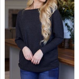 Rib Knit top size Large NEW